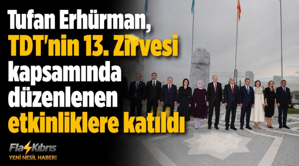 Tufan Erhürman, TDT’nin 13. Zirvesi kapsamında düzenlenen etkinliklere katıldı