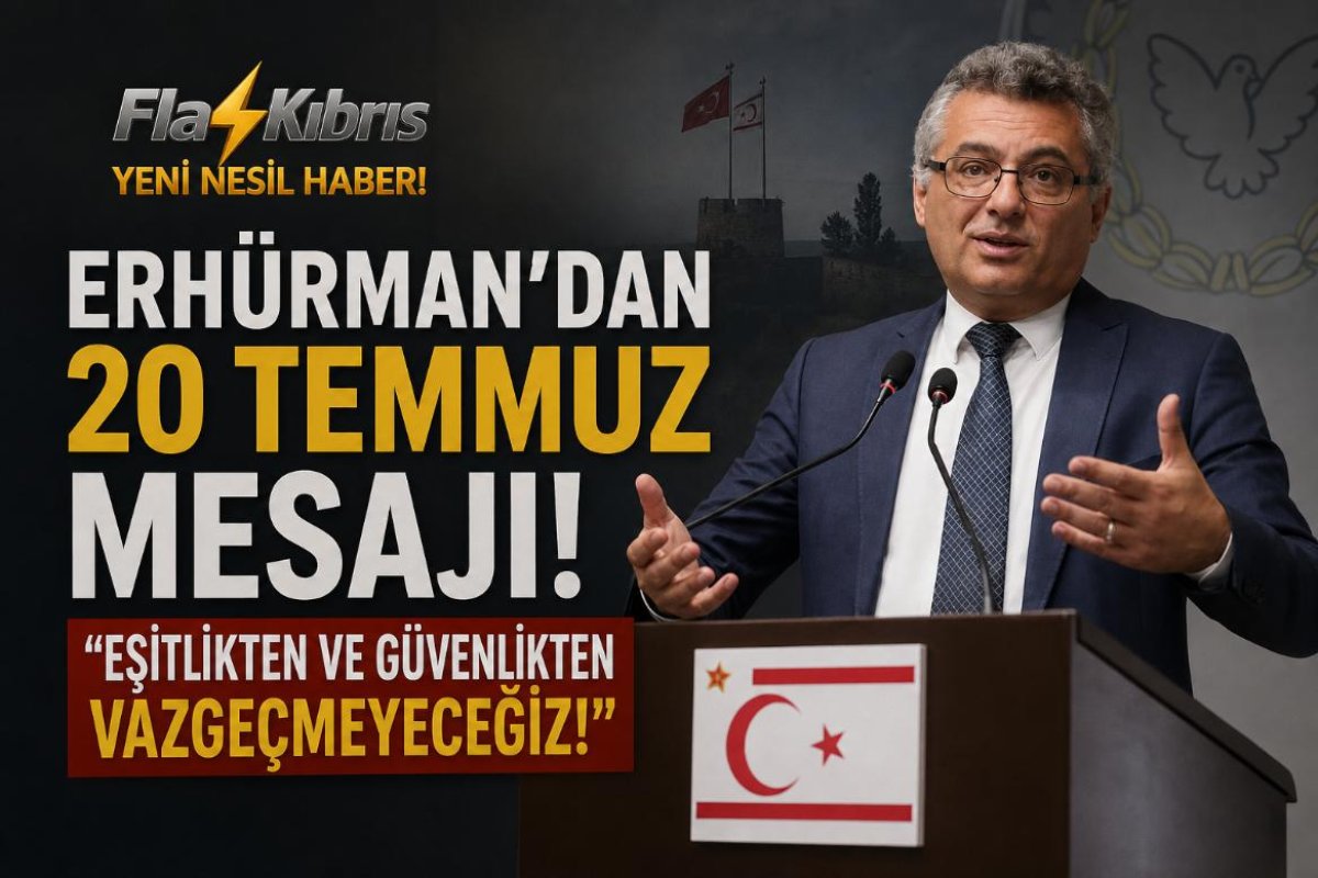 20 Temmuz Barış ve Özgürlük Bayramı kutlamaları Cumhurbaşkanı Erhürman’ın konuşması ile başladı