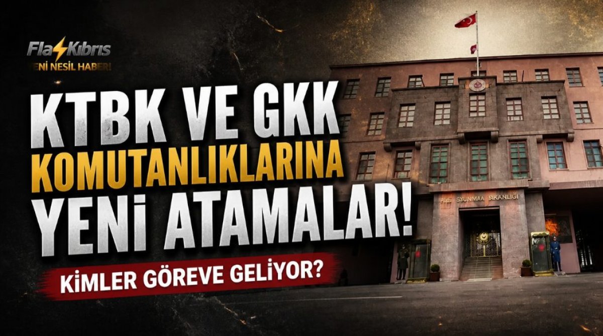 KTBK ve GKK komutanları değişti