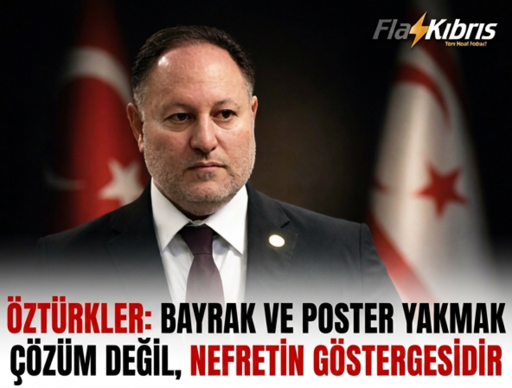 Öztürkler'den bayrak provakasyonuna sert tepki