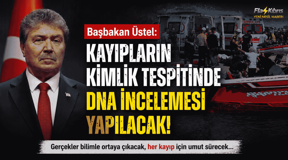 Üstel: Kayıpların Kimlik Tespitinde DNA İncelemesi Yapılacak