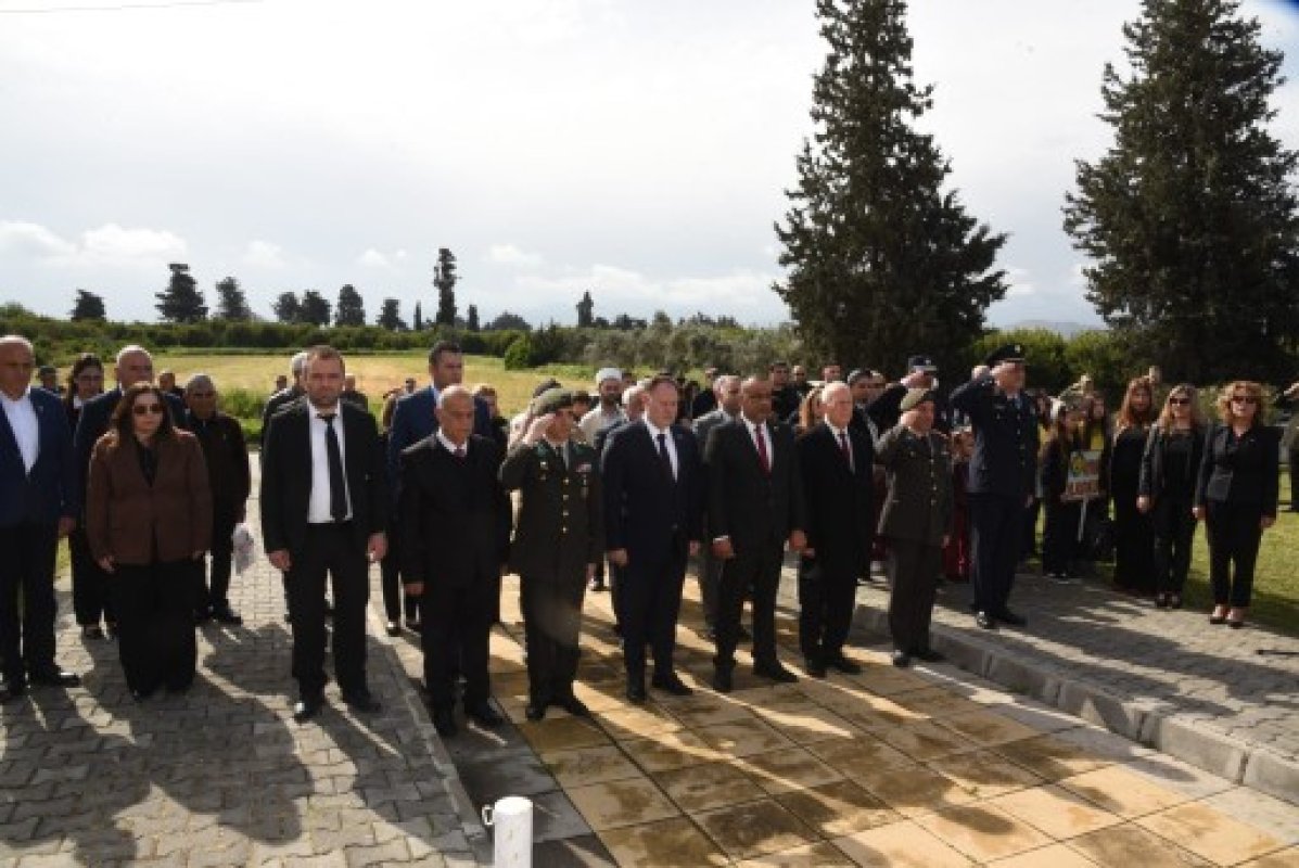 Gaziveren Direnişi’nde şehit düşenler törenle anıldı