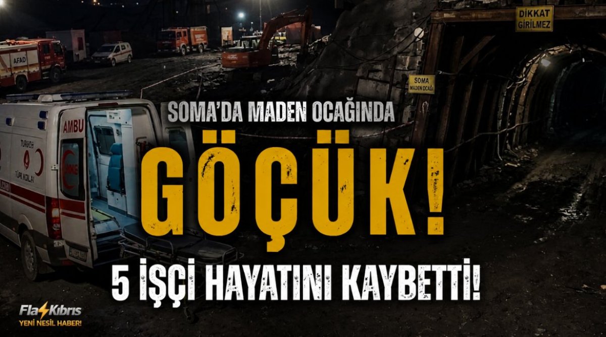 Soma'da maden ocağında göçük: 5 işçi hayatını kaybetti