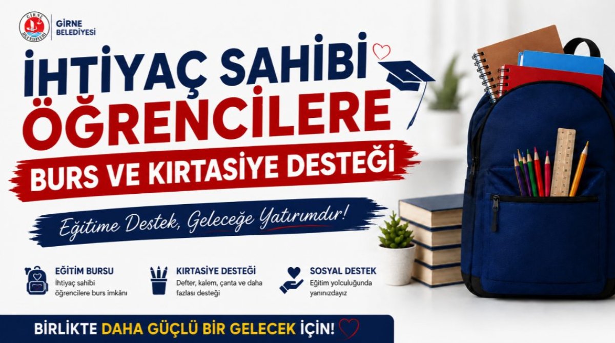 Girne Belediyesi İlk ve Orta Eğitim Bursu Başvuru Kabulu Başladı!