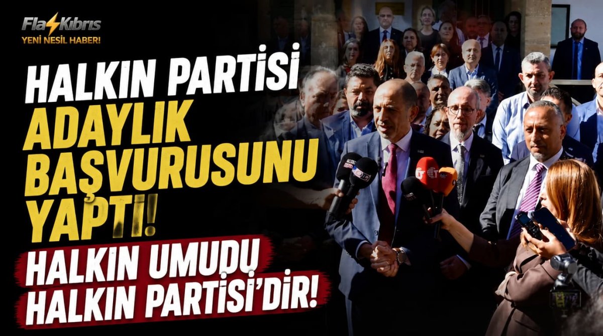 Halkın Partisi adaylık başvurusunu yaptı: Halkın umudu Halkın Partisi’dir!