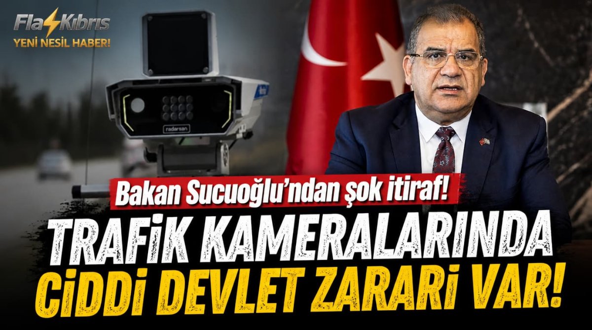 Bakan Sucuoğlu: Trafik kameralarında ciddi devlet zararı var