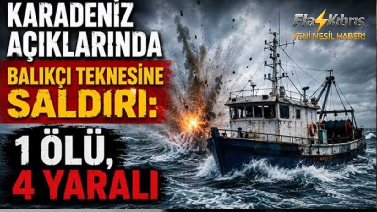 Karadeniz'de Türk balıkçı teknesine saldırı. 1 ölü, 4 yaralı