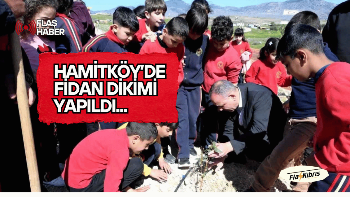 LTB iş birliğinde Hamitköy’de fidan dikimi yapıldı