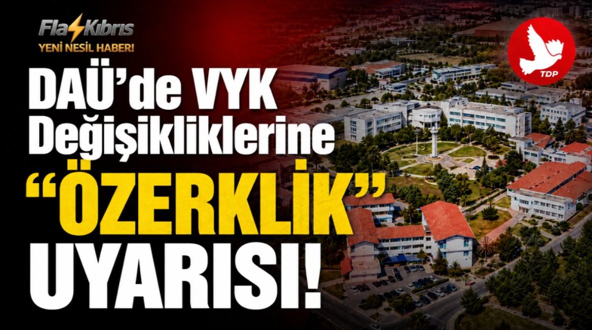 TDP Eğitim Komitesi: “DAÜ Günlük Siyasetin Parçası Yapılmamalı”