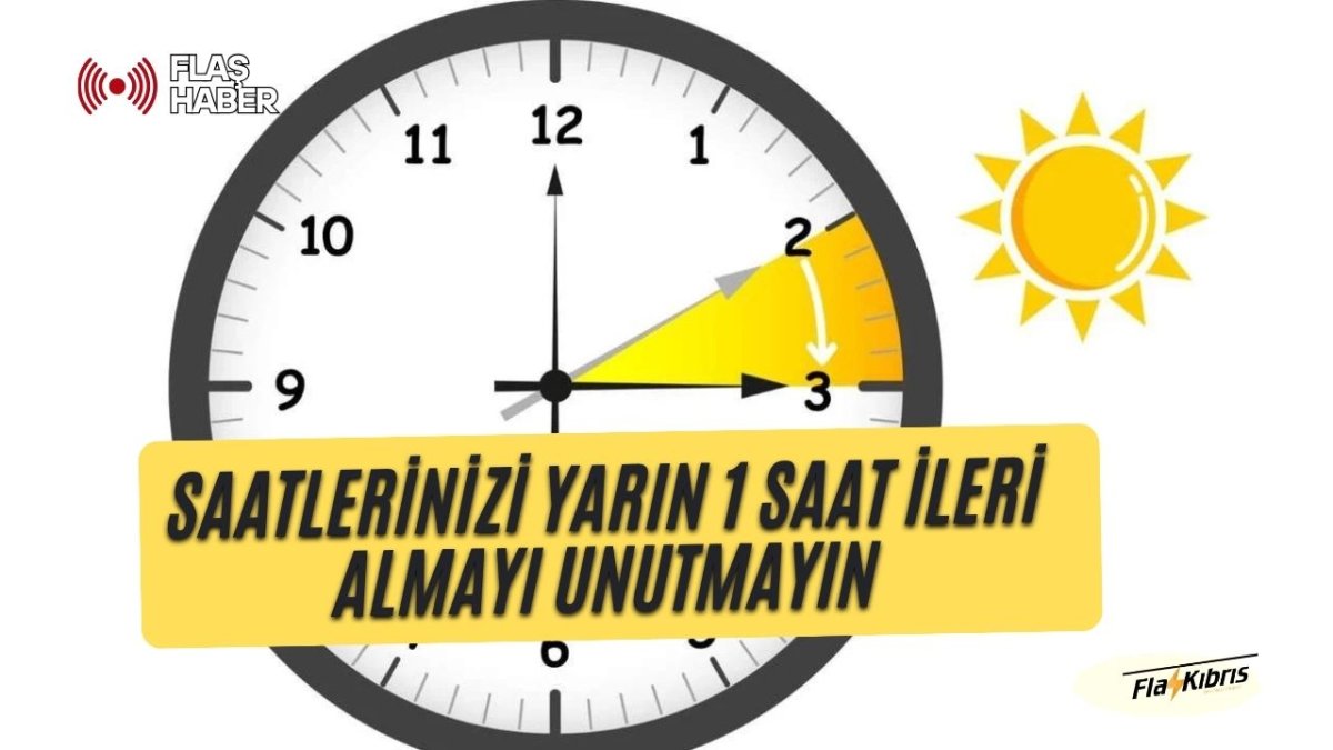 Yaz saati uygulaması başlıyor... Saatler yarın ileri alınacak