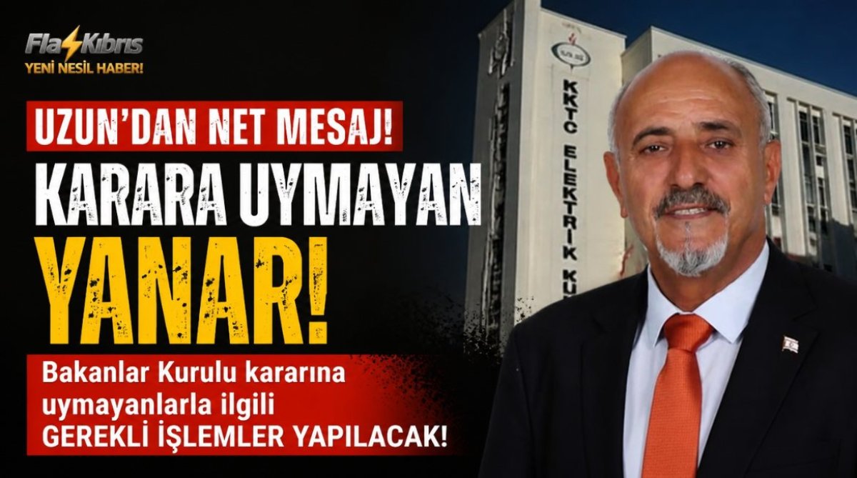 KIB-TEK Yönetim Kurulu Başkanı Uzun: Bakanlar Kurulu kararına uymayanlarla ilgili gerekli işlemleri yapacağız
