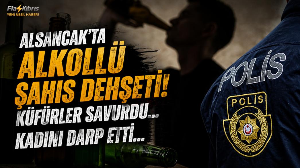 Alsancak’ta alkollü şahıs dehşeti