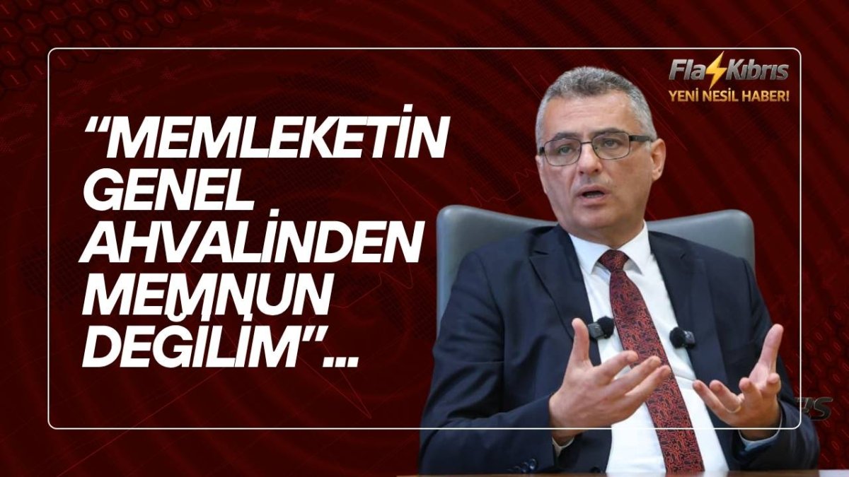 Cumhurbaşkanı Erhürman: Memleketin genel ahvalinden memnun değilim