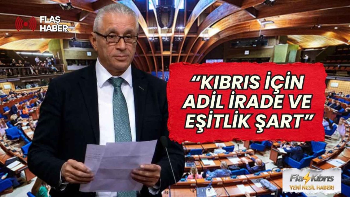 Taçoy AKPA'da konuştu: Çözüm için adil, dengeli ve siyasi cesaret temelinde gerçek bir irade ortaya konmalı