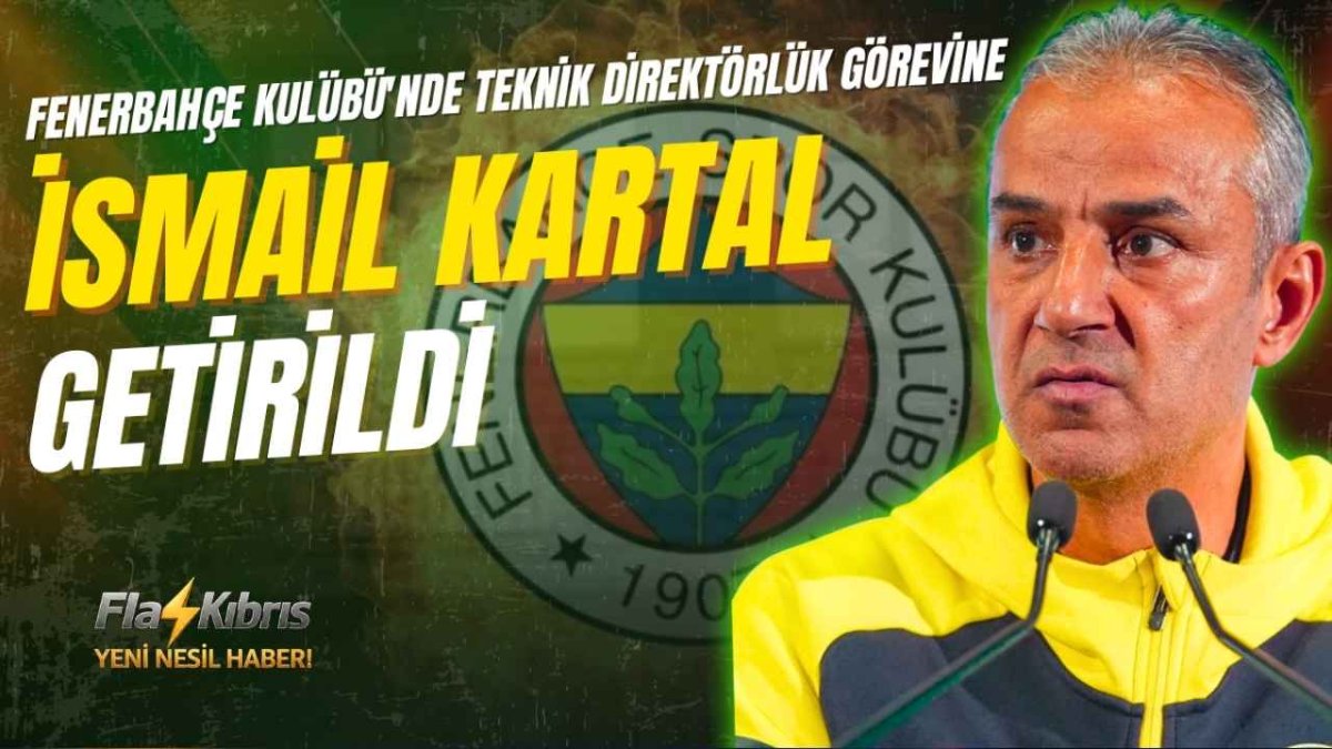 Fenerbahçe'nin 120. yılında teknik direktör İsmail Kartal oldu