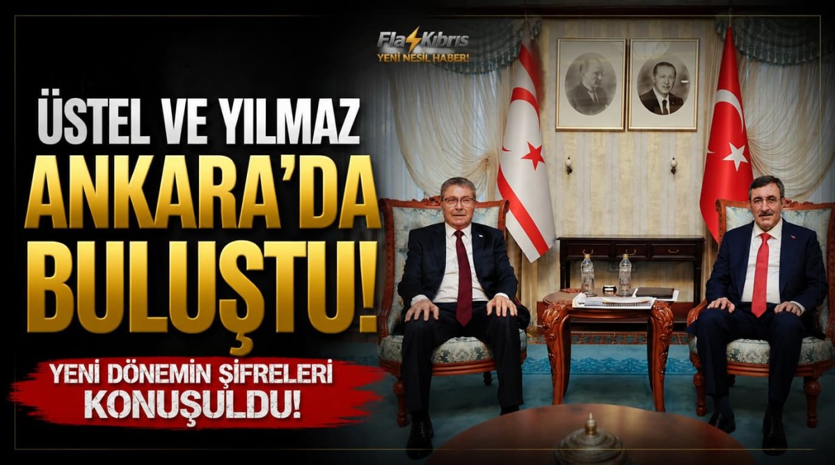 Üstel ve Yılmaz Ankara'da bir araya geldi