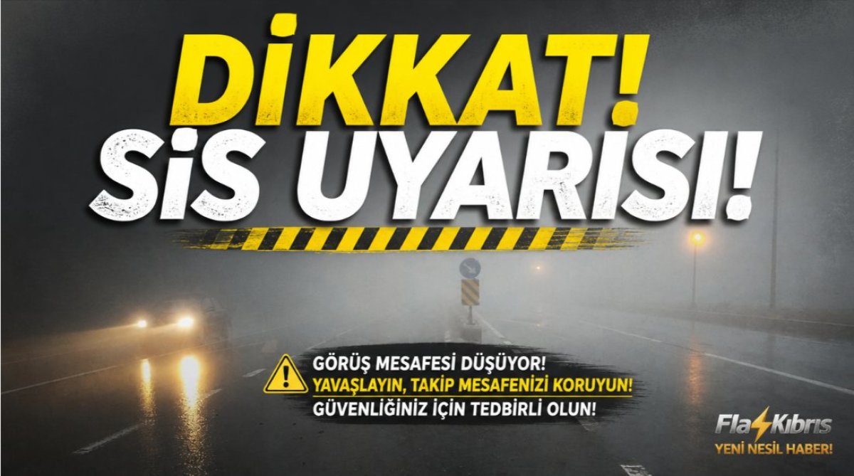 Dikkat sis uyarısı
