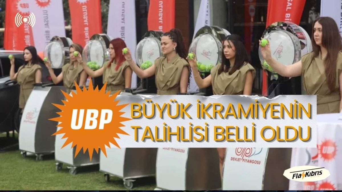 UBP 50. yıl piyangosu çekilişi gerçekleştirildi