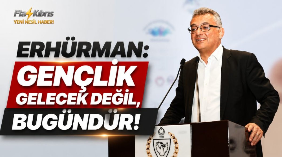 Erhürman, Üniversite Öğrencileri Kongresi’nde konuştu