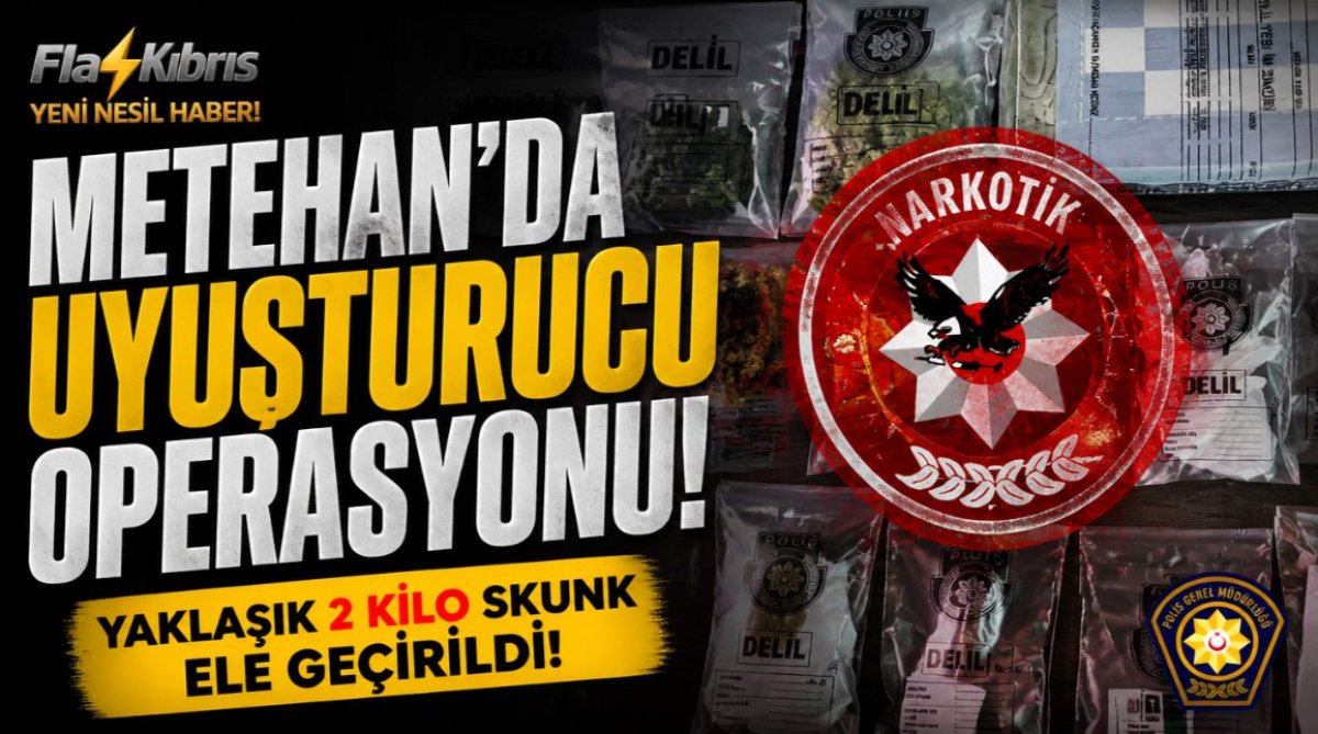 Metehan’da uyuşturucu operasyonu: Yaklaşık 2 kilo Skunk ele geçirildi