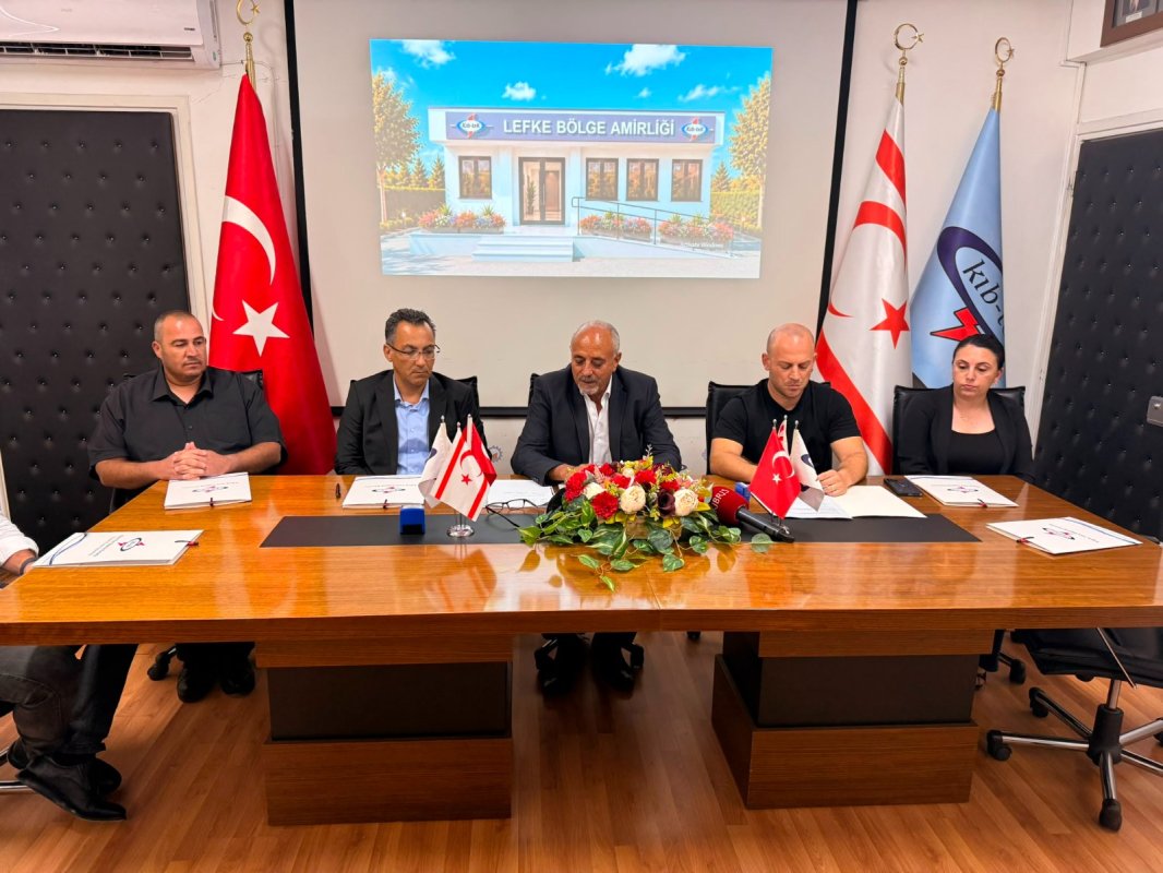 KIB-TEK’TEN LEFKE’YE YENİ HİZMET BİNASI: DÖRDÜNCÜ ŞUBENİN SÖZLEŞMESİ İMZALANDI