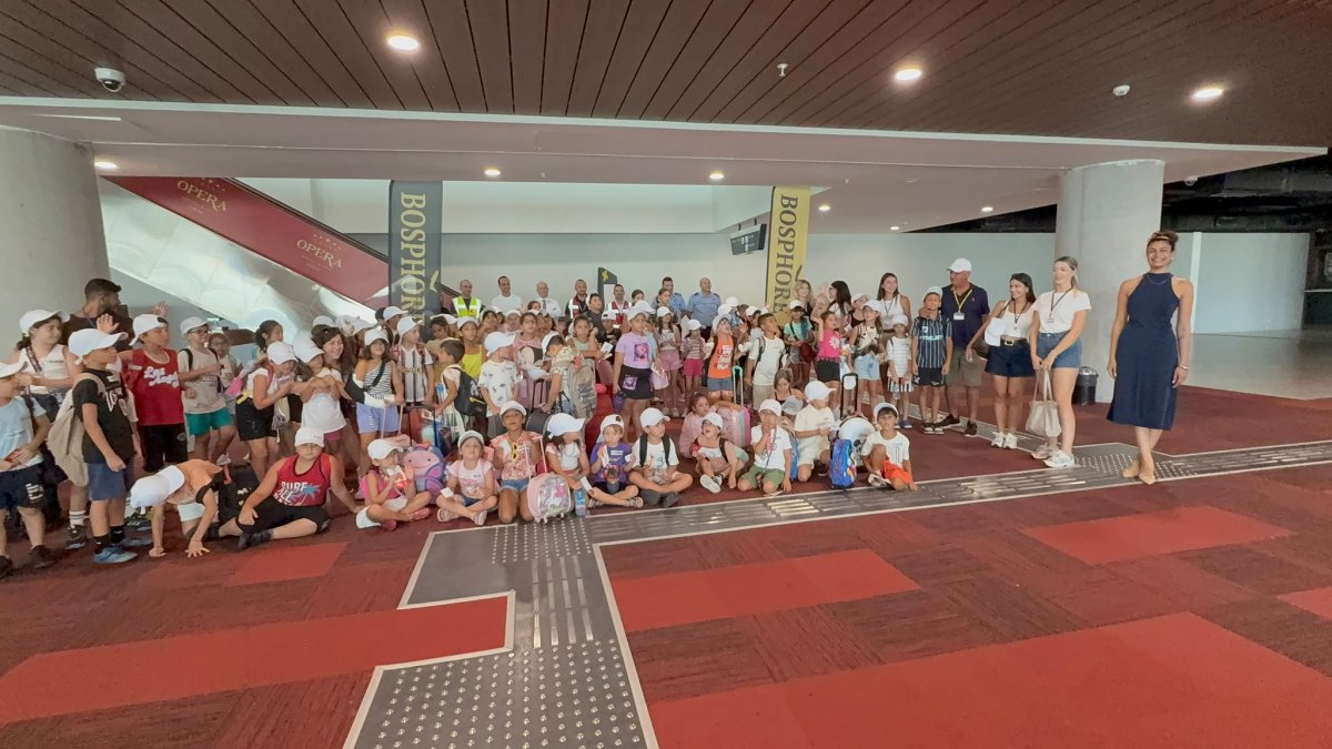 Minik Misafirlerden Ercan Havalimanı’na Keşif Turu