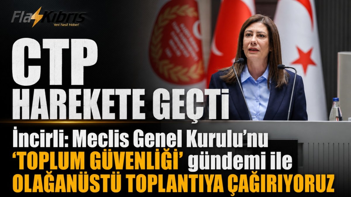 İncirli: Meclis Genel Kurulu’nu "Toplum Güvenliği" gündemi ile olağanüstü toplantıya çağırıyoruz