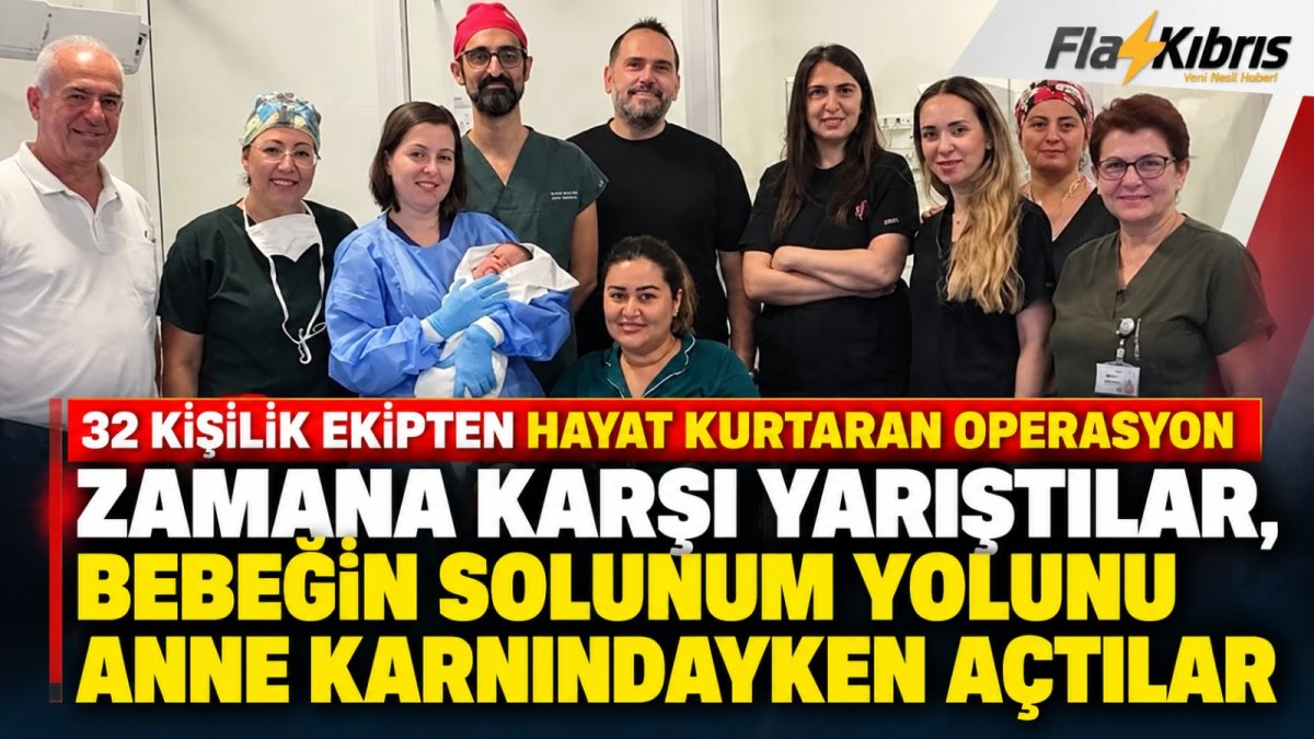 32 kişilik ekipten bir ilk