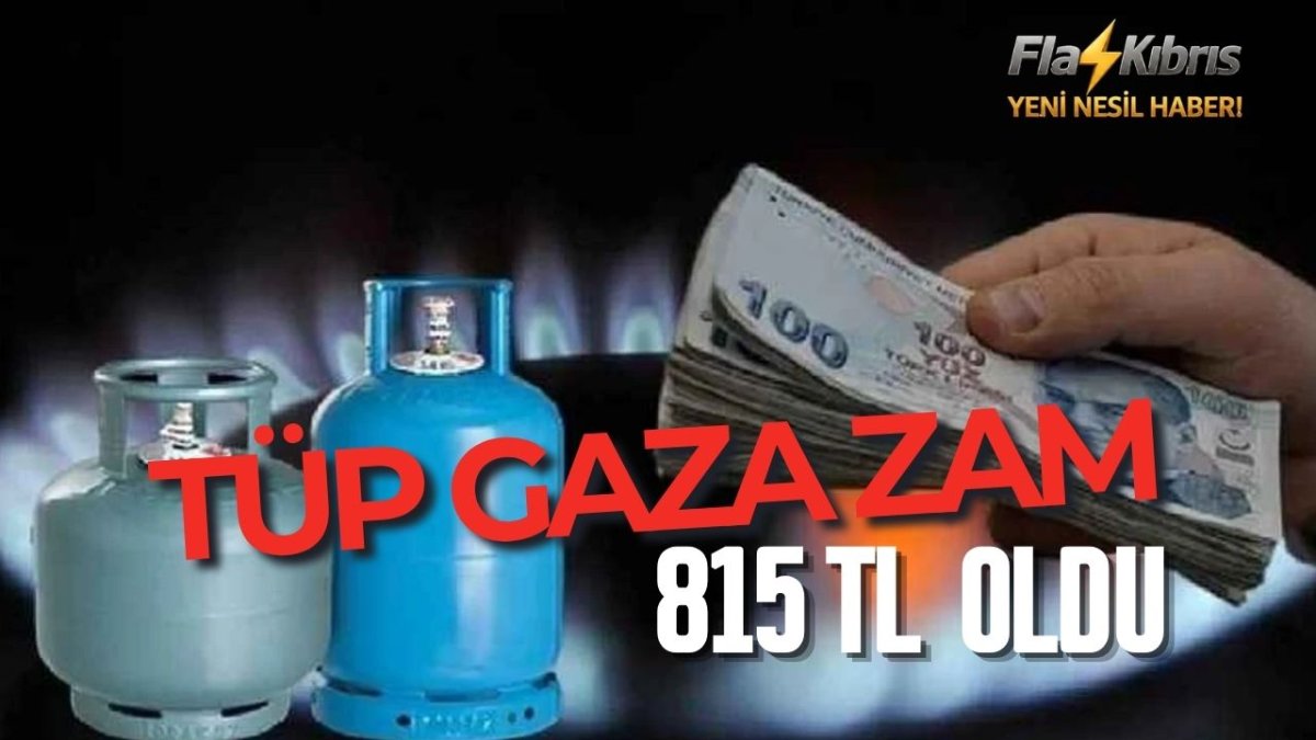 Tüp gaza 165 TL zam