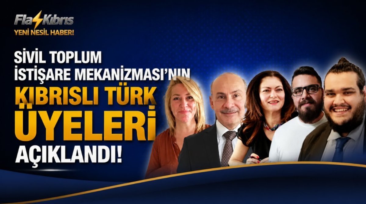 Sivil Toplum İstişare Mekanizması’nın Kıbrıslı Türk üyeleri açıklandı