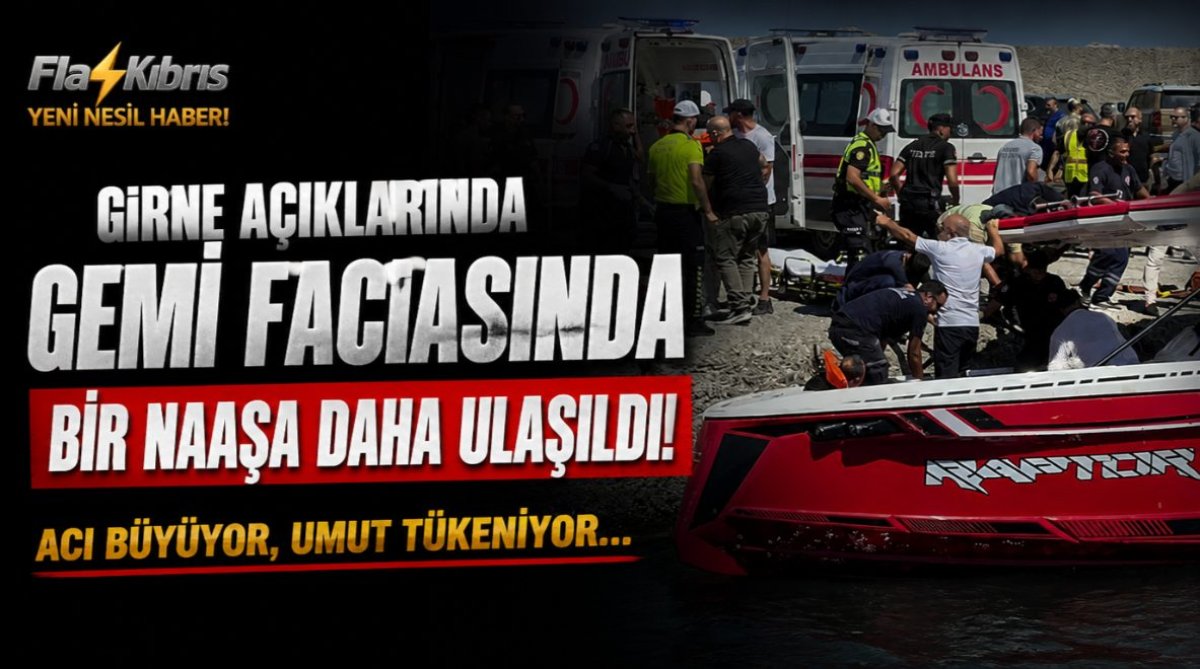 Girne açıklarındaki gemi faciasında bir naaşa daha ulaşıldı