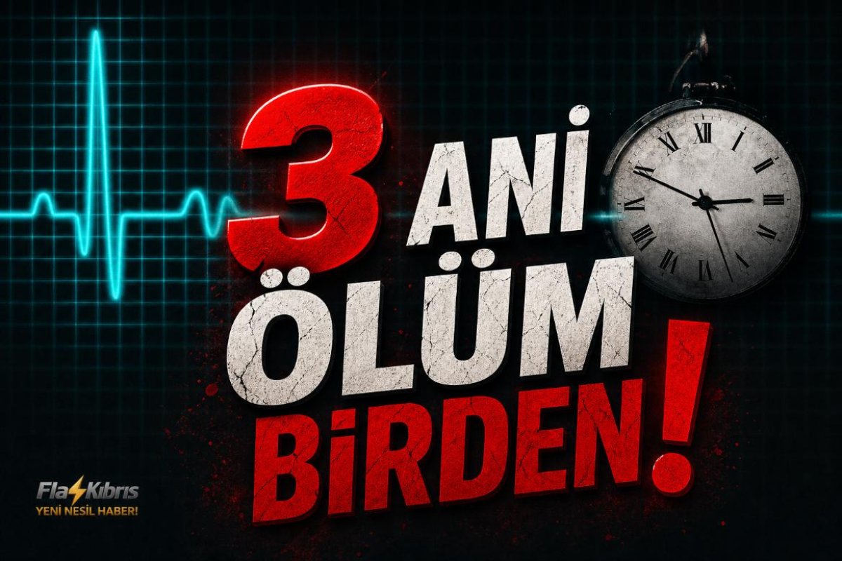3 ayrı bölgede 3 ani ölüm