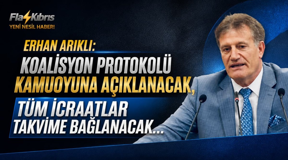 Erhan Arıklı: Koalisyon protokolü kamuoyuna açıklanacak, tüm icraatlar takvime bağlanacak