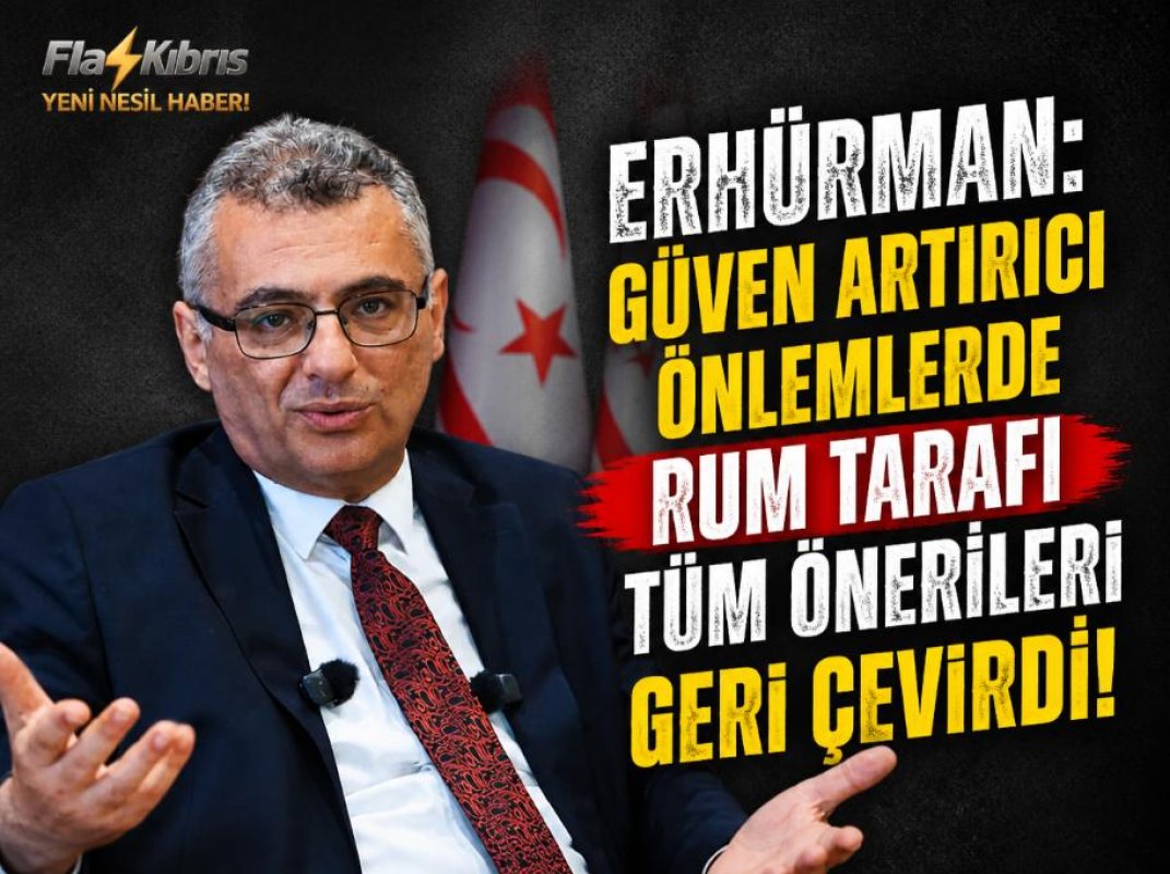 Erhürman: BM'nin Mayın Temizleme Önerisini Rum Tarafı Reddetti