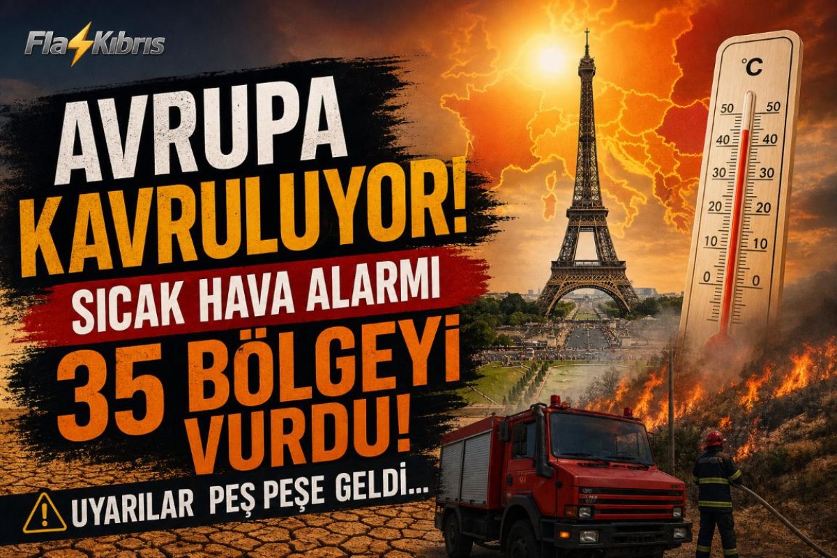 Avrupa’da Kızıl Alarm: Yangın ve Sıcak Hava Tehdidi