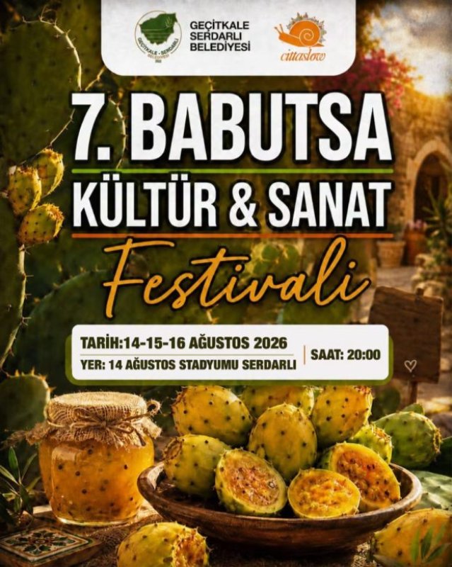 Serdarlı 7. Babutsa Kültür ve Sanat Festivali yarın başlıyor