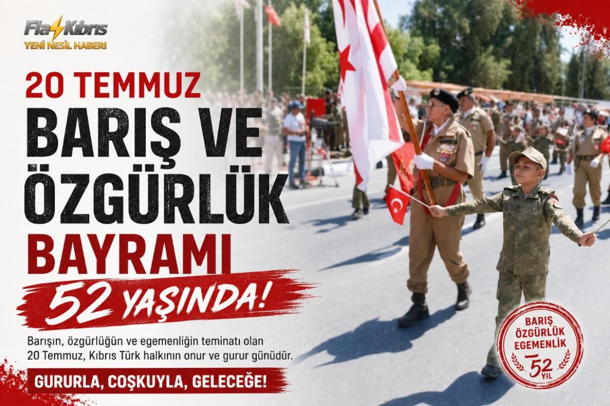 20 Temmuz Barış ve Özgürlük Bayramı kutlanıyor: Törenler, SOLOTÜRK, zırhlılar ve top atışları