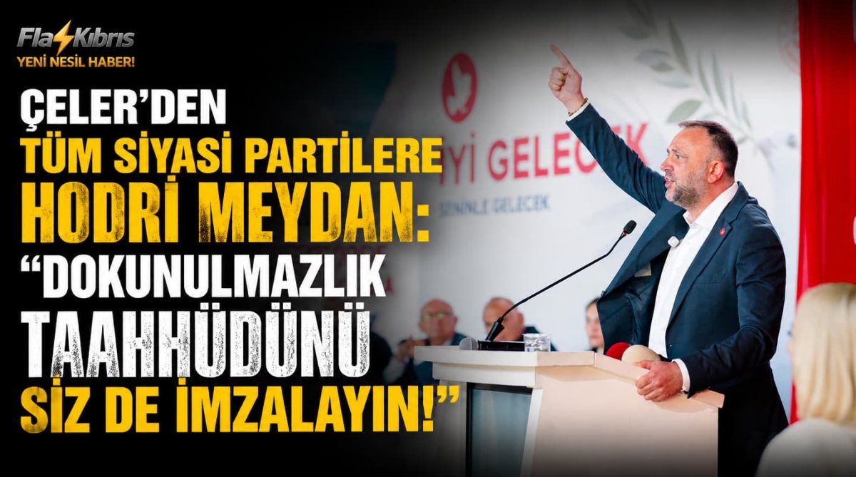 Çeler’den Tüm Siyasi Partilere Hodri Meydan:  “Dokunulmazlık Taahhüdünü Siz De İmzalayın!”