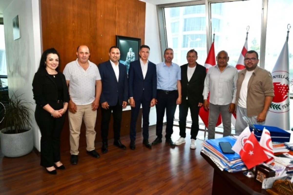 Amcaoğlu, KTSYD heyeti ile bir araya geldi