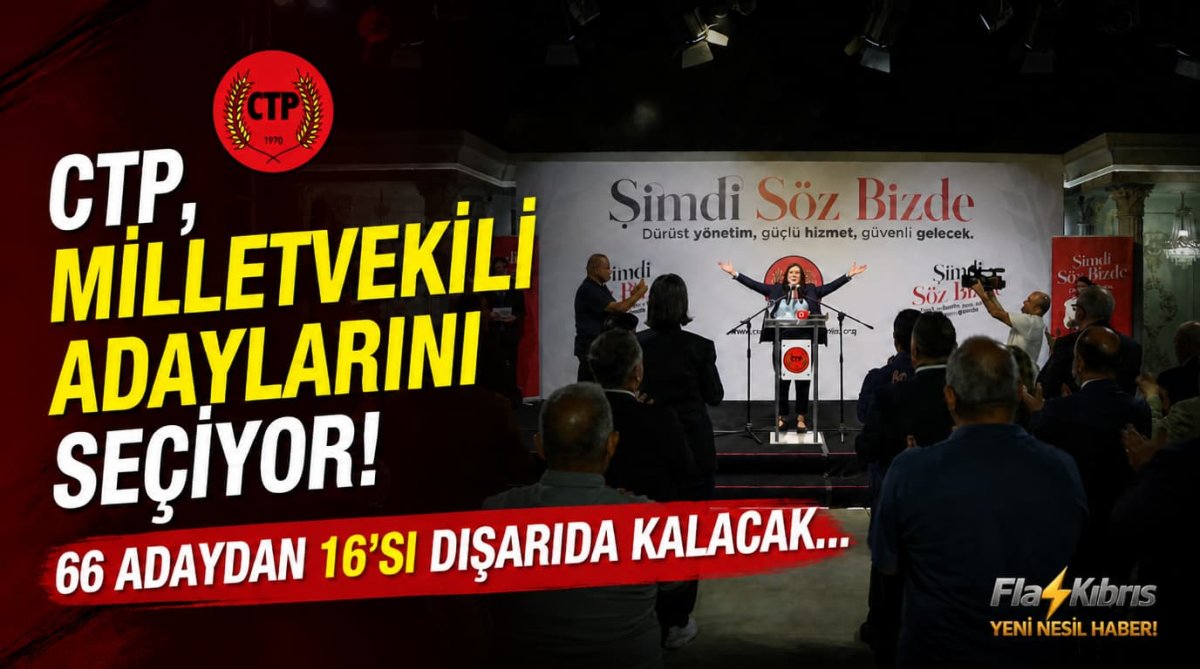 CTP, milletvekili adaylarını seçiyor: 66 adaydan 16’sı dışarıda kalacak