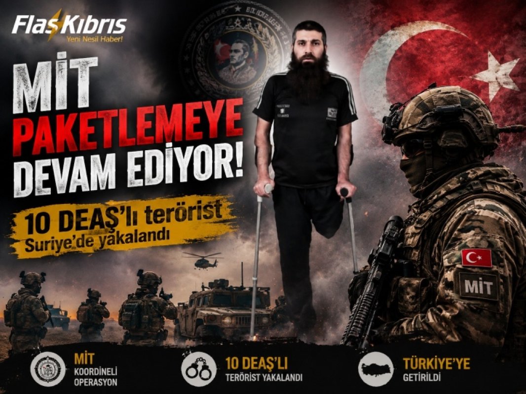 Kırmızı bültenle aranan 10 DEAŞ'lı terörist Suriye'de yakalandı