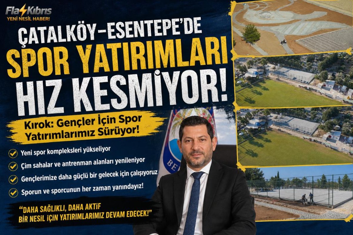 Çatalköy-Esentepe Belediyesi'nden Gençlere Spor Hamlesi