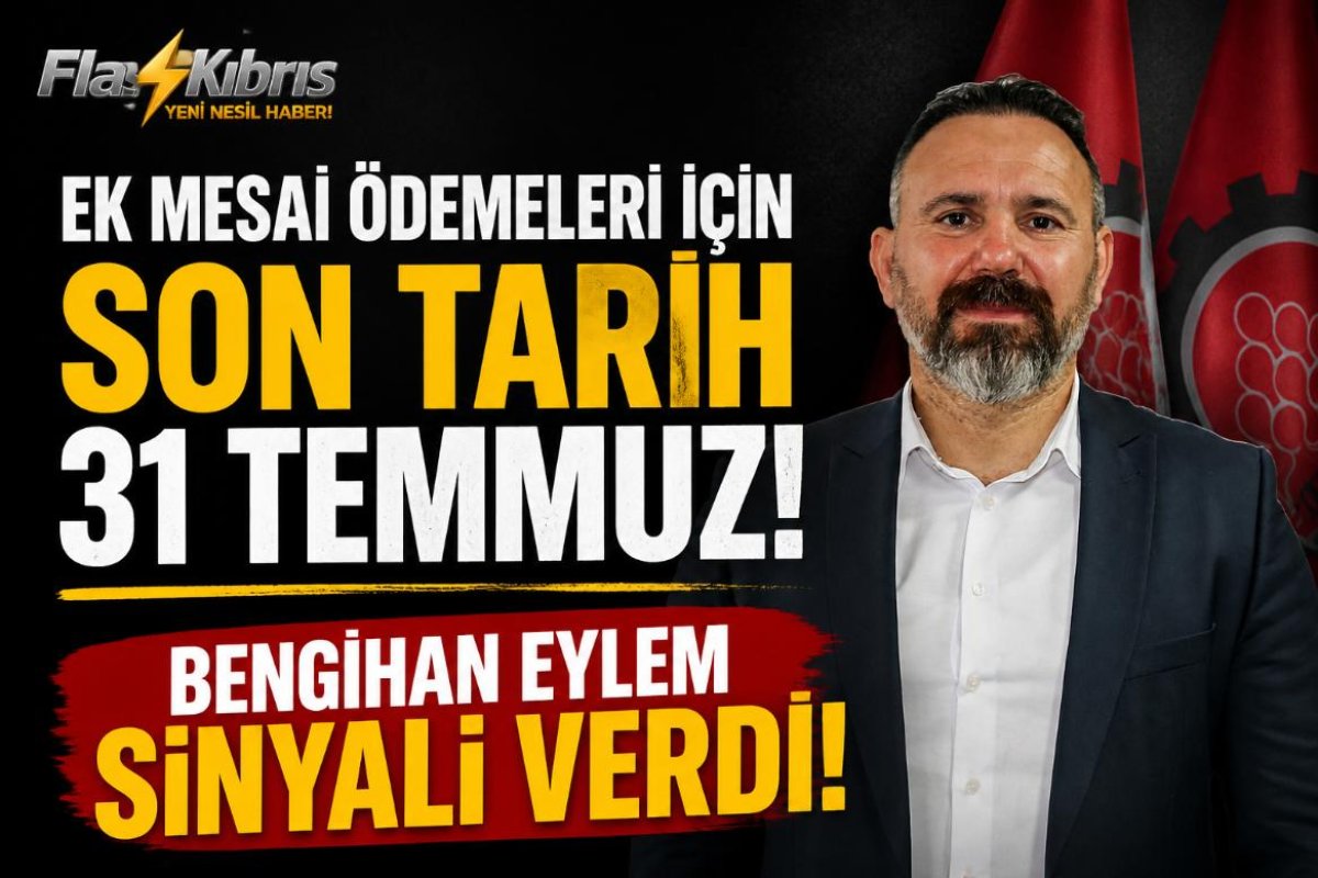 Ek mesai ödemeleri için son tarih 31 Temmuz