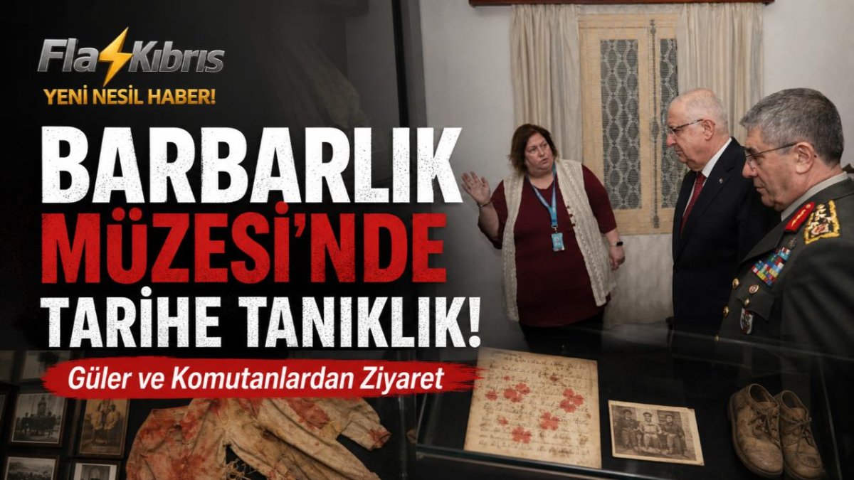 Yaşar Güler, Barbarlık Müzesi'ni ziyaret etti: EOKA saldırılarına dair bilgi aldı