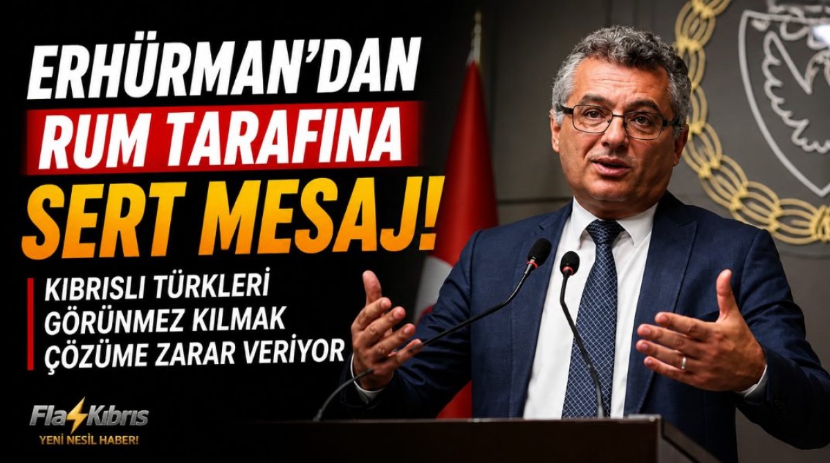 Erhürman: Kıbrıslı Türklerin görünmez kılınmaya çalışılması, ortaya konulan çabalara zarar veriyor