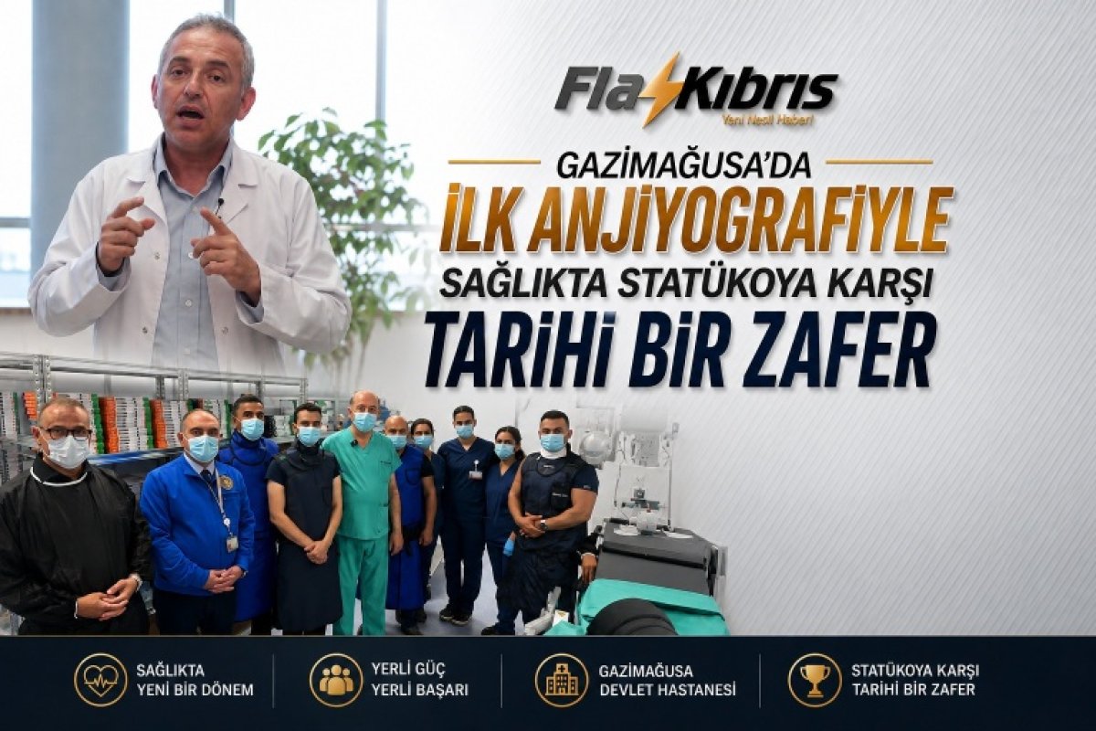 Dr. İlker İpekdal: Gazimağusa’da ilk anjiyografiyle sağlıkta statükoya karşı tarihi bir adım atıldı