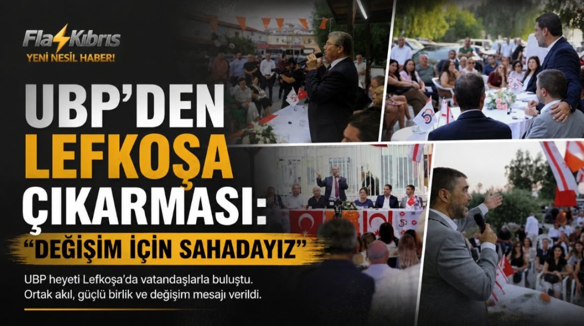 UBP: Lefkoşa’da değişim için hep birlikte sahadayız