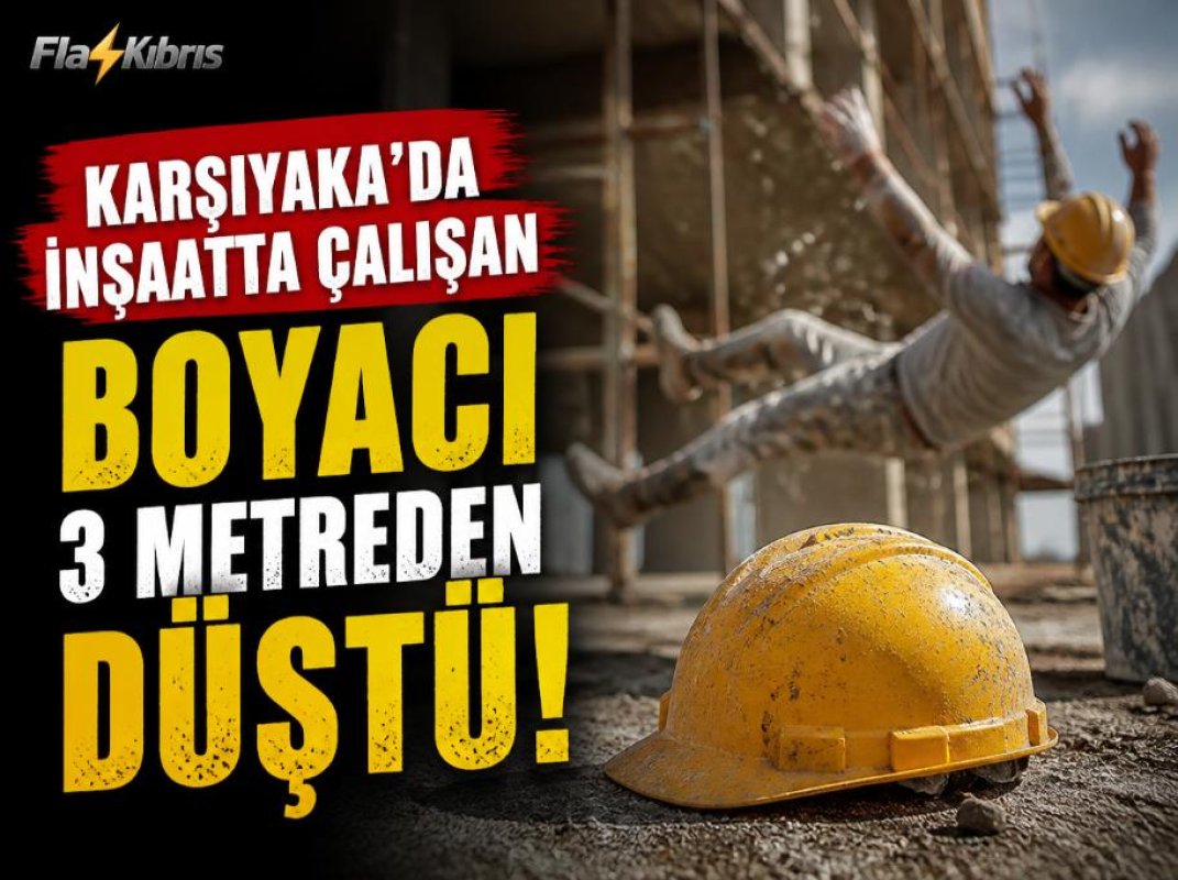 Karşıyaka'da inşaatta iş kazası