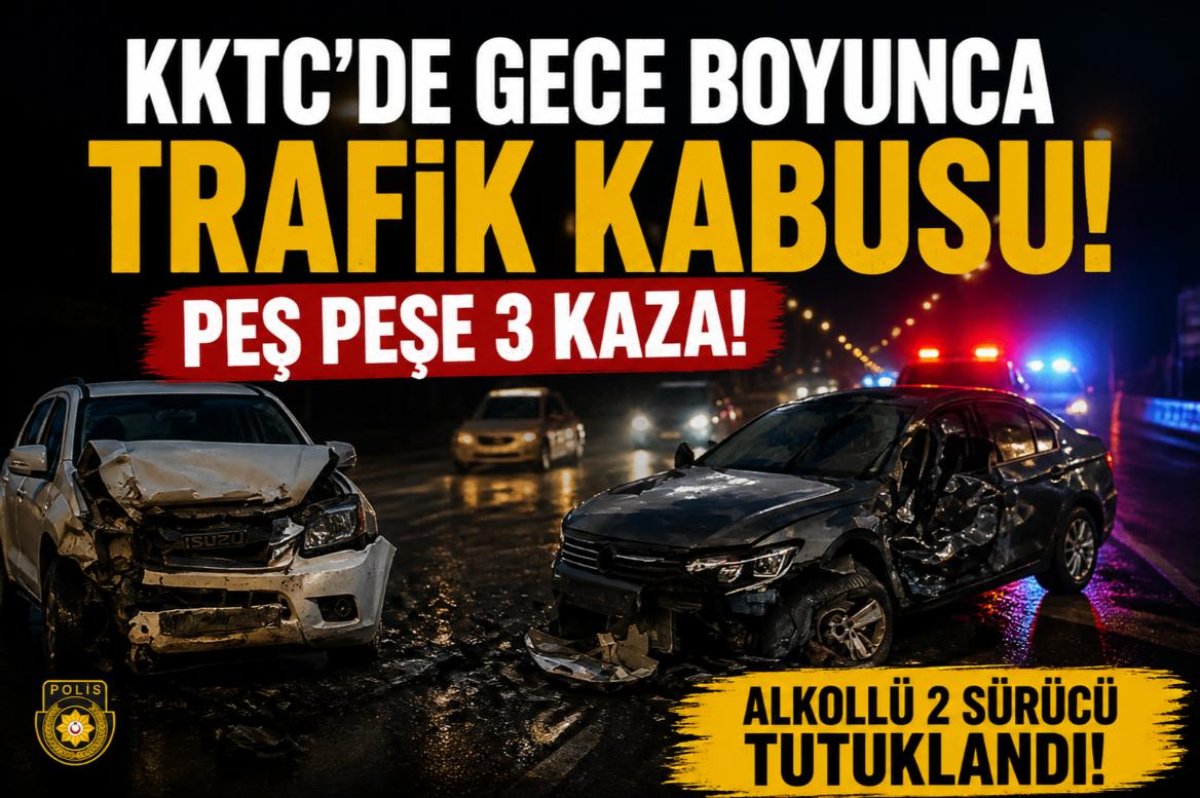 Gazimağusa, Alsancak ve Karpaz'da Kaza Gecesi
