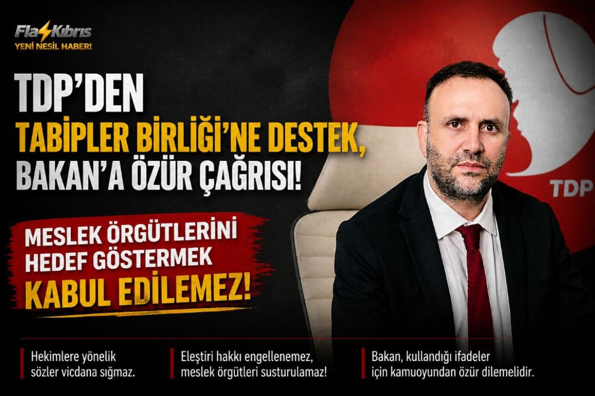 TDP’den Sağlık Bakanı’na tepki: Tabipler Birliği’ni hedef alan üslup kabul edilemez